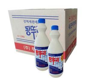 배수관 하수구 막힘 뚫어펑 1리터 12개입 화장실청소세제